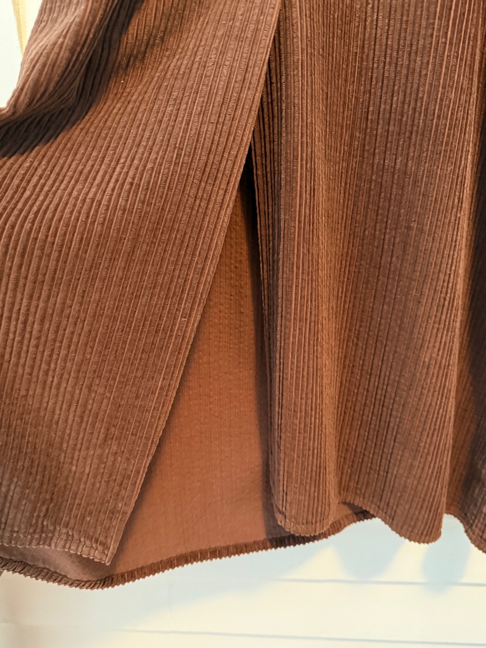 J. Jill | Vintage Brown Corduroy Overalls Dress | Size Large - Picture 9 of 9